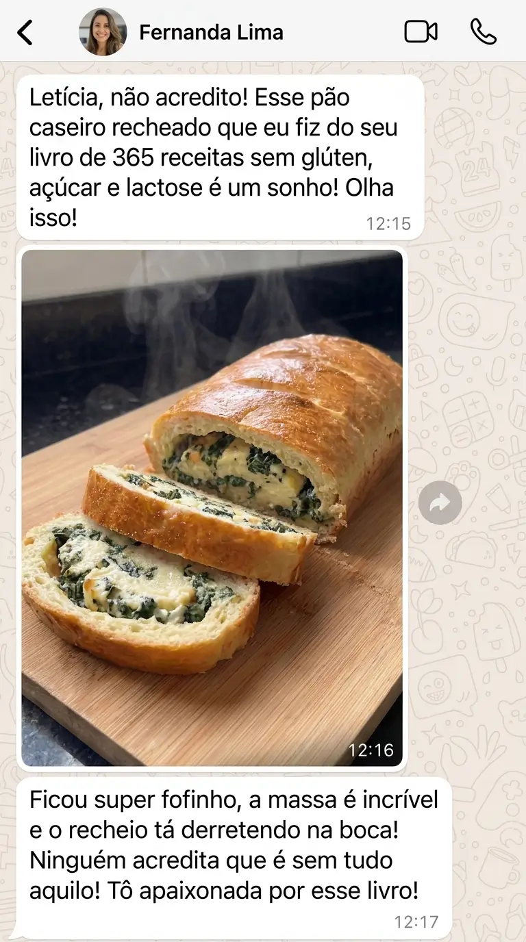 Depoimento de aluna no WhatsApp 3