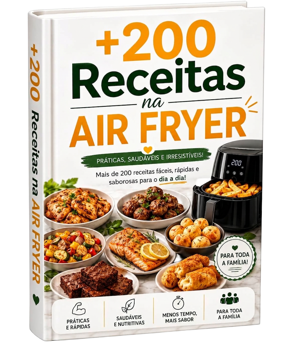 +200 Receitas na Air Fryer