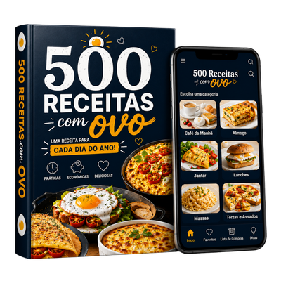 500 Receitas com Ovo