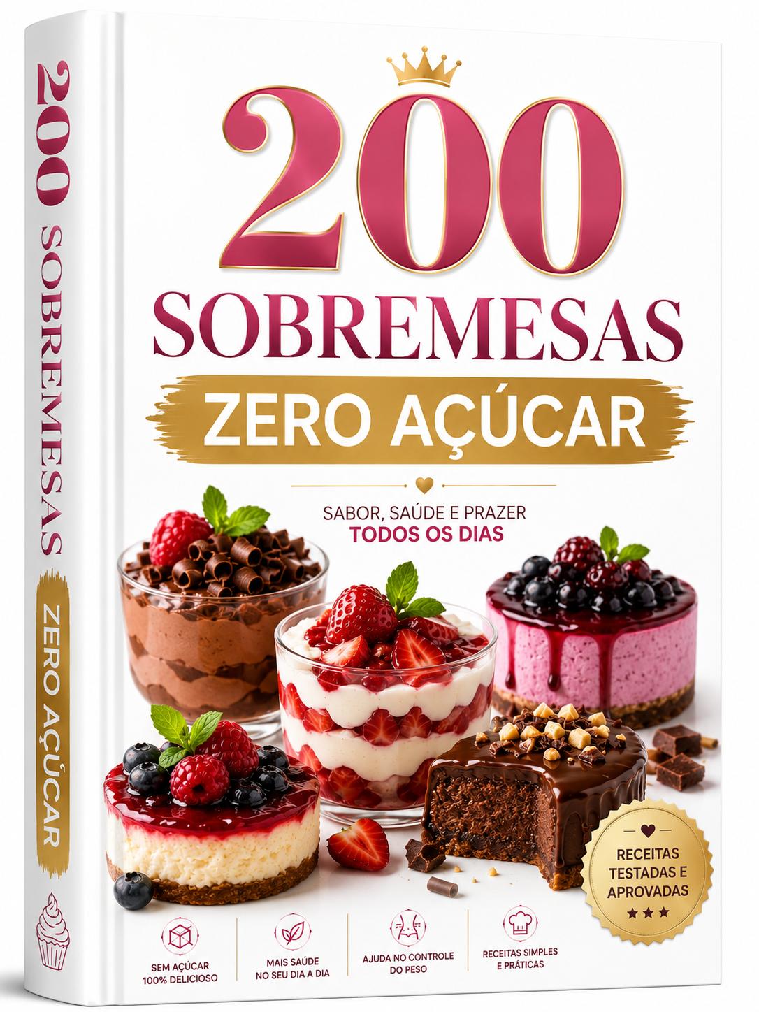 200 Sobremesas Zero Açúcar